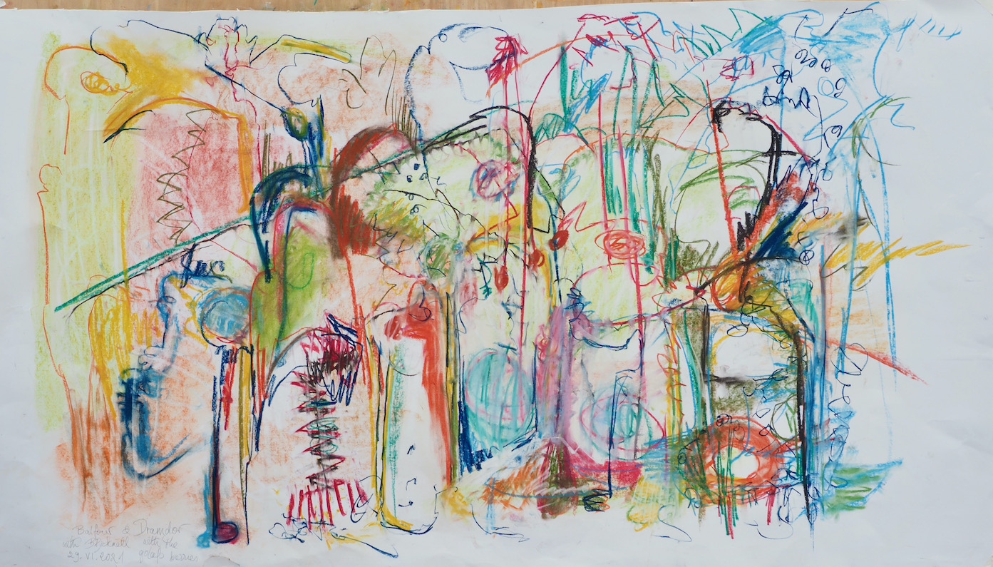 Balfour & Dramdor with the golap berries 29VI2021