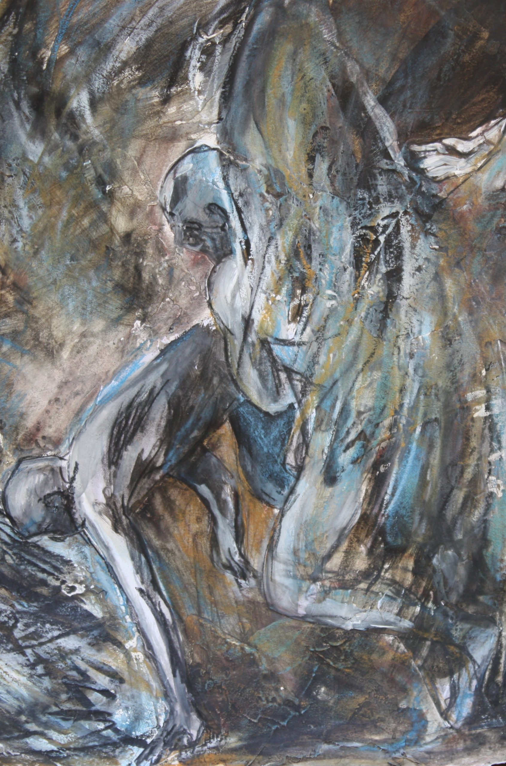 Study for Jacob & the Angel Series, Detail, 2010